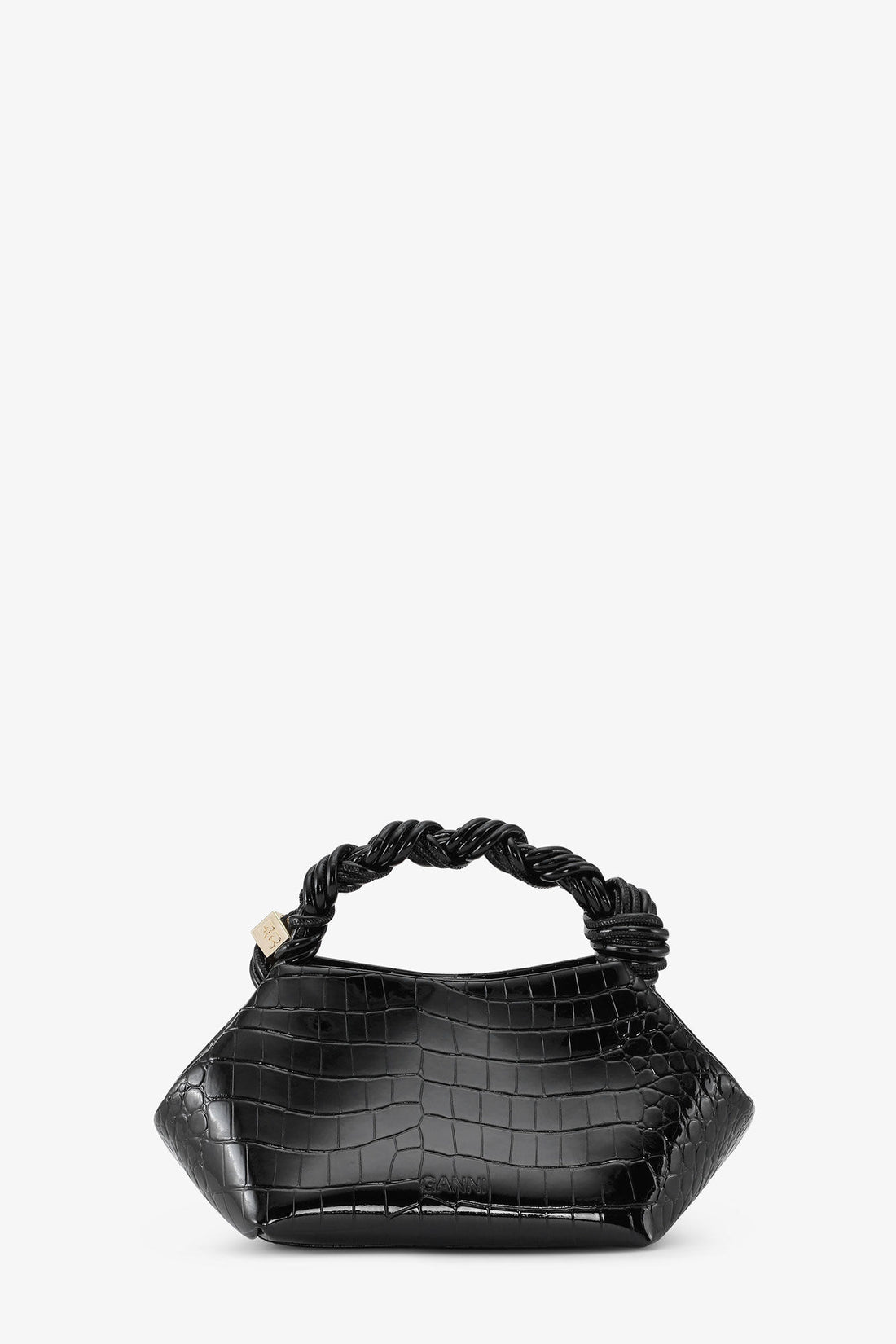 Petit Sac Bou Croco Noir